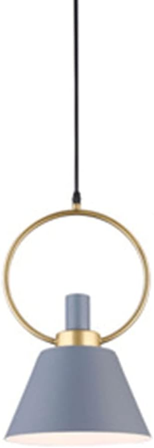Hanging Lamp , Industrial Retro Pendant Light, V-intage Metal Shade Pendant Lamp, Modern Minimalist Style Pendent Light, Flush Mount Ceiling Lighting Fixtures for Dining Table Hallway Bedroom Living R