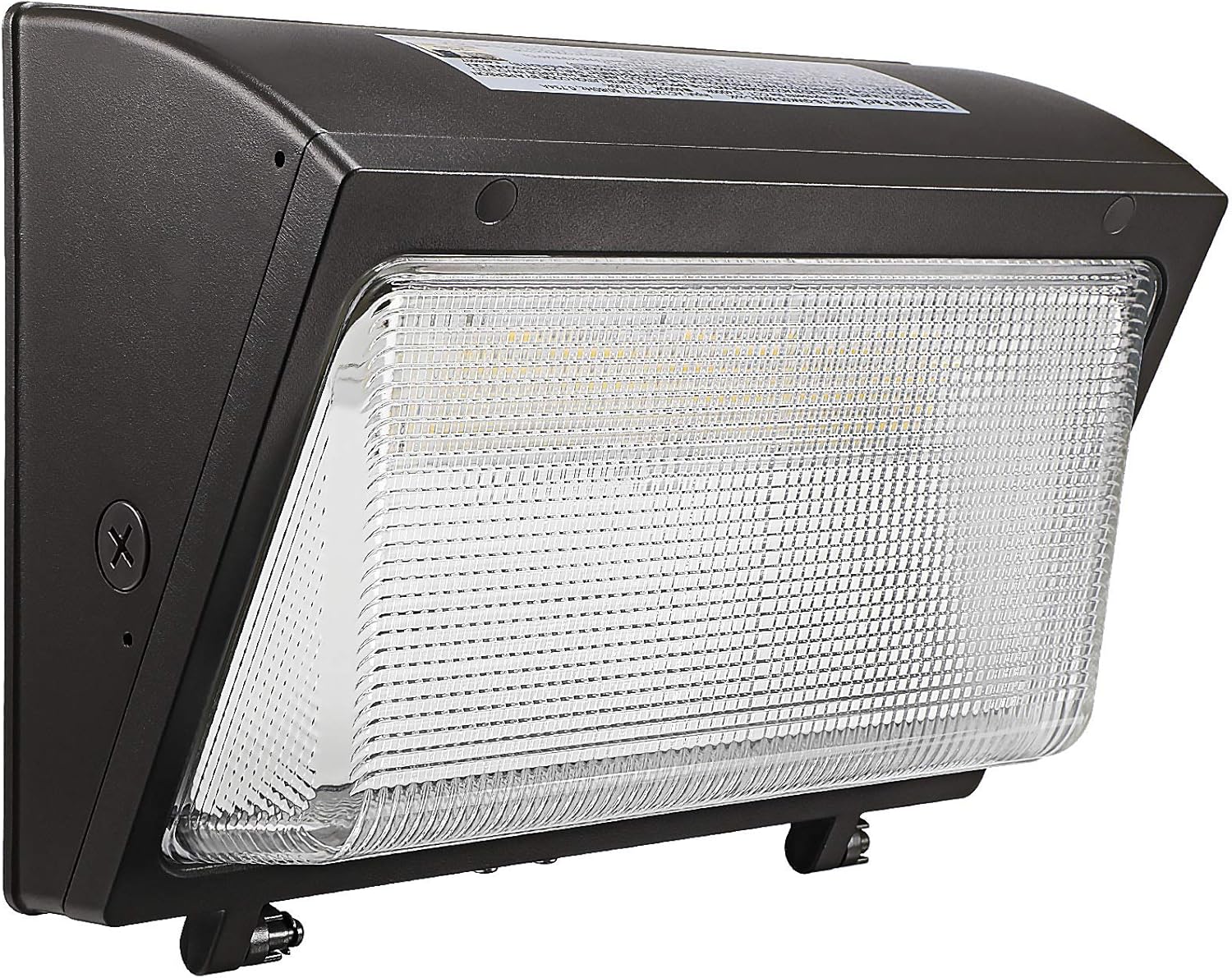 LEONLITE 80W LED Wall Pack Light, 10,468LM 5000K, Dimmable, 120-277V, IP65 Waterproof Outdoor Commercial and Industrial Security Lighting Fixture for Shop Warehouses Garage Barn Backyard, UL Listed