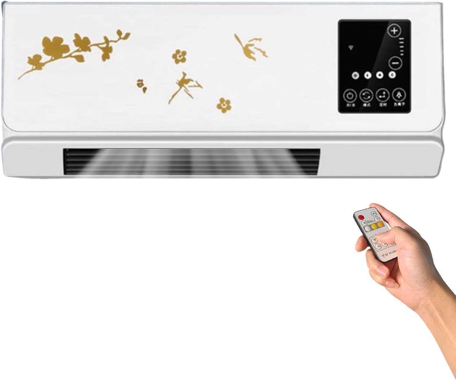 Portable Air Conditioner Split Max Multifunctional Cooling Air 3s Desktop Wall Mounted 2-in-1 Super Quiet Blow Cool Breeze & Heating, for Home, Office