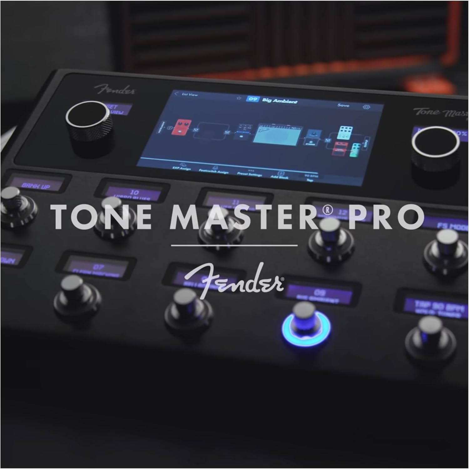 Fender Tone Master Pro Guitar Workstation with Fender Carry Bag - Built for the Stage with Extensive I/O Options and Seamless Preset Transitions