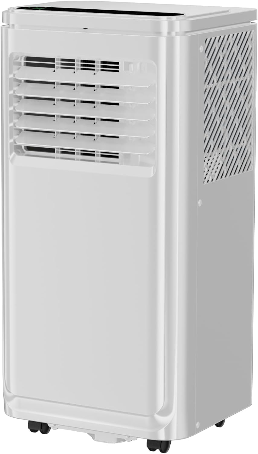 Uthfy 10,000 BTU (6,000 BTU SACC) Portable Air Conditioners, 3-in-1 Portable AC with Fan & Dehumidifier, 4 Modes, 24H Timer, Remote, Window Kit Included, Standing AC Unit for Indoor Room, Bedroom Use