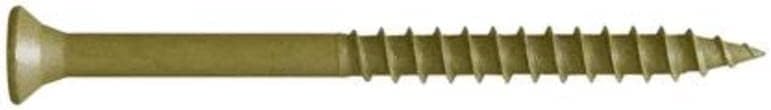 FASTENMASTER GuardDog 3 in. L Phillips/Square Bugle Head Gold Steel Deck Screws 1750 per Box