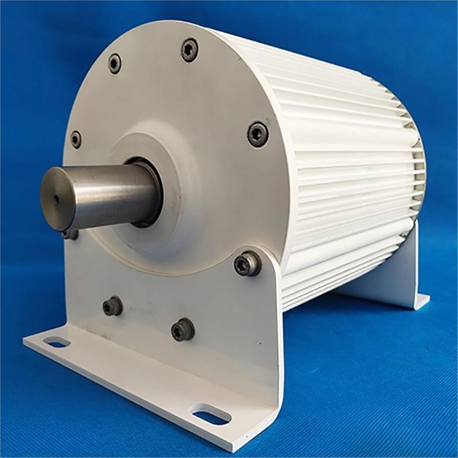 10KW 20KW Low Speed Permanent Magnet Generator 48V 96V 220V 380V 3 Phase AC Alternators Use for Motor Drive Water Wind Turbine(with Base,48V_20KW)