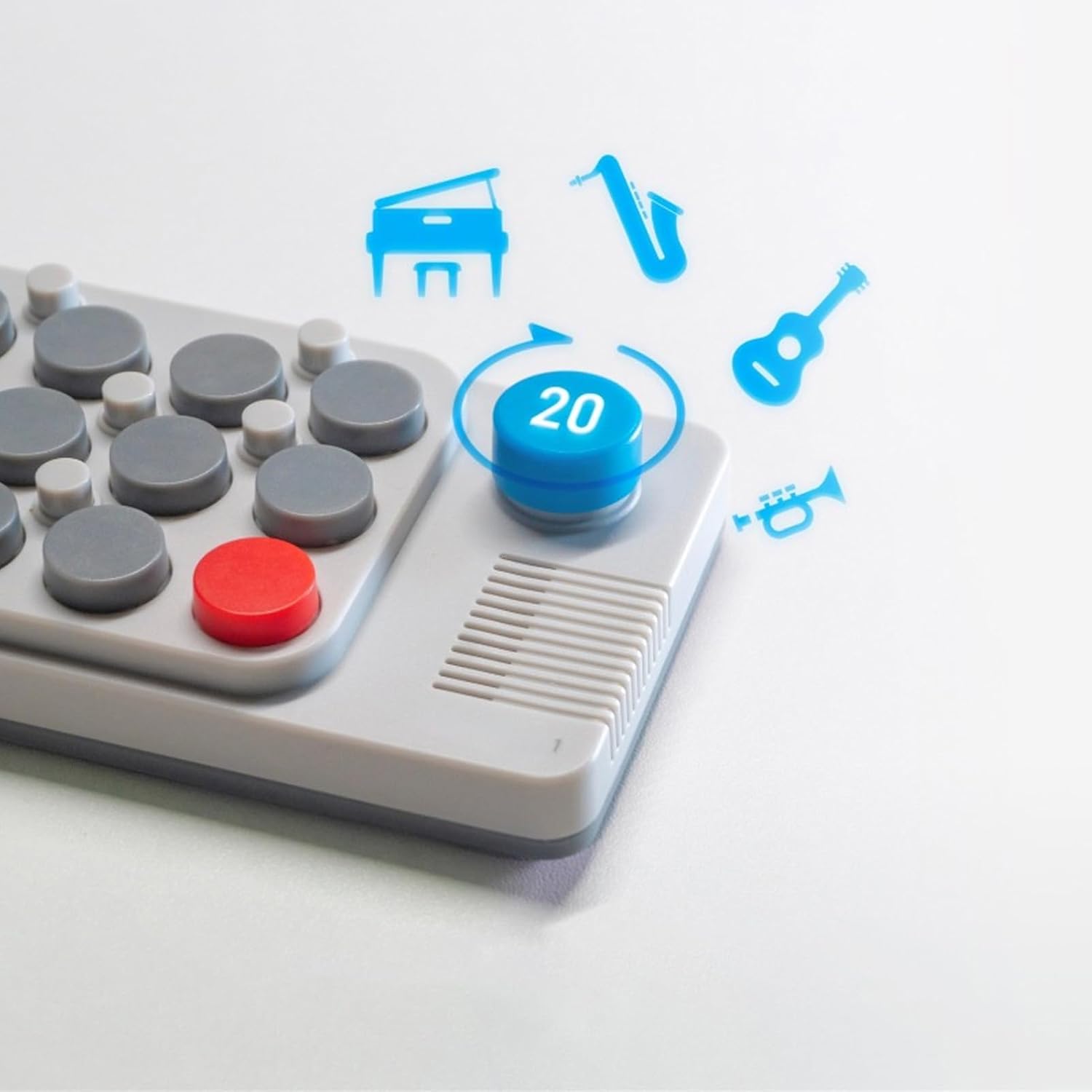 Pocket Music Keyboard, Adjustable Pitch Control, 20 Popular Instruments Bluetooth Small Electric MIDI Keyboard with 3.5mm Jack, Type C Rechargeable, C3-C8 Full Tuning