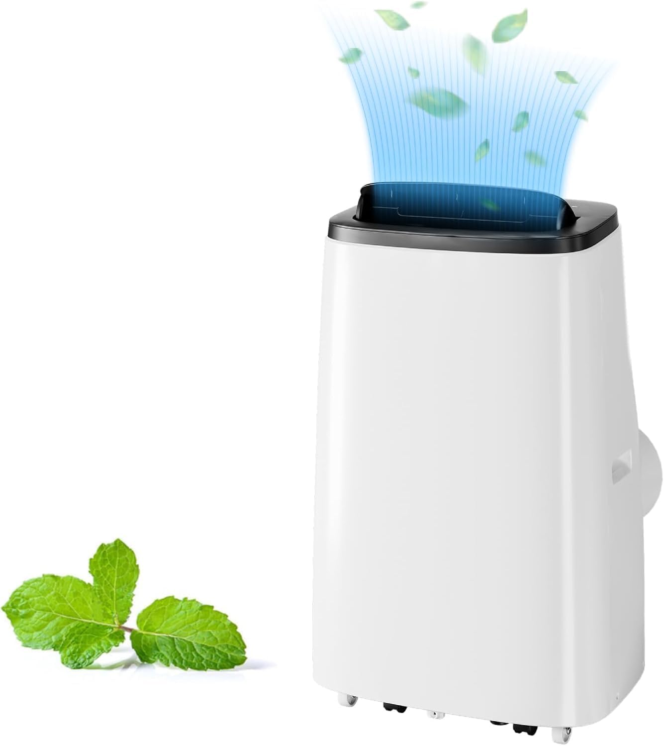 Portable Air Conditioner 14000 BTU ASHRAE / 9300 BTU SACC, Quiet AC Unit for Rooms up to 700 Sq. Ft, 3-in-1 Cooling, Dehumidifier & Fan, Remote Control, Sleep Mode, No Drain Needed, Window Kit Include