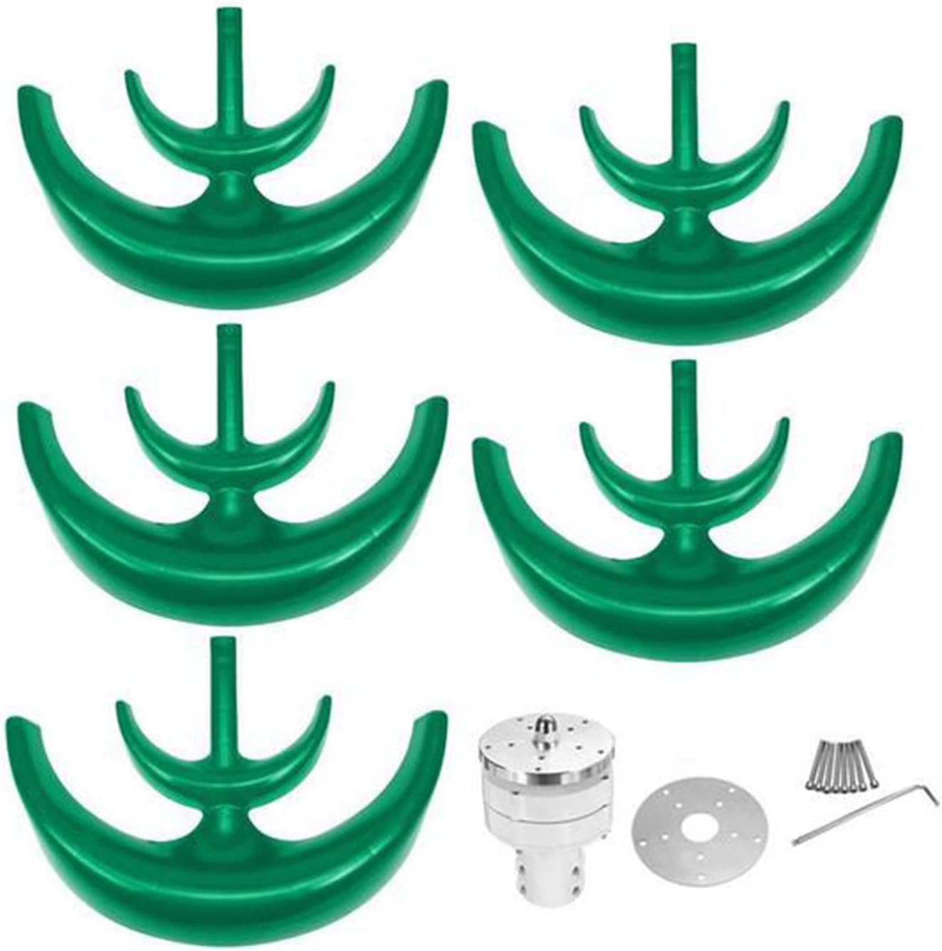 3000W Vertical Axis Wind Turbines Generator Lantern, 12V 24V 48V Motor Kit Windmill Energy Charge Turbines + 20 Years of Service Life and 2 Years of Warranty