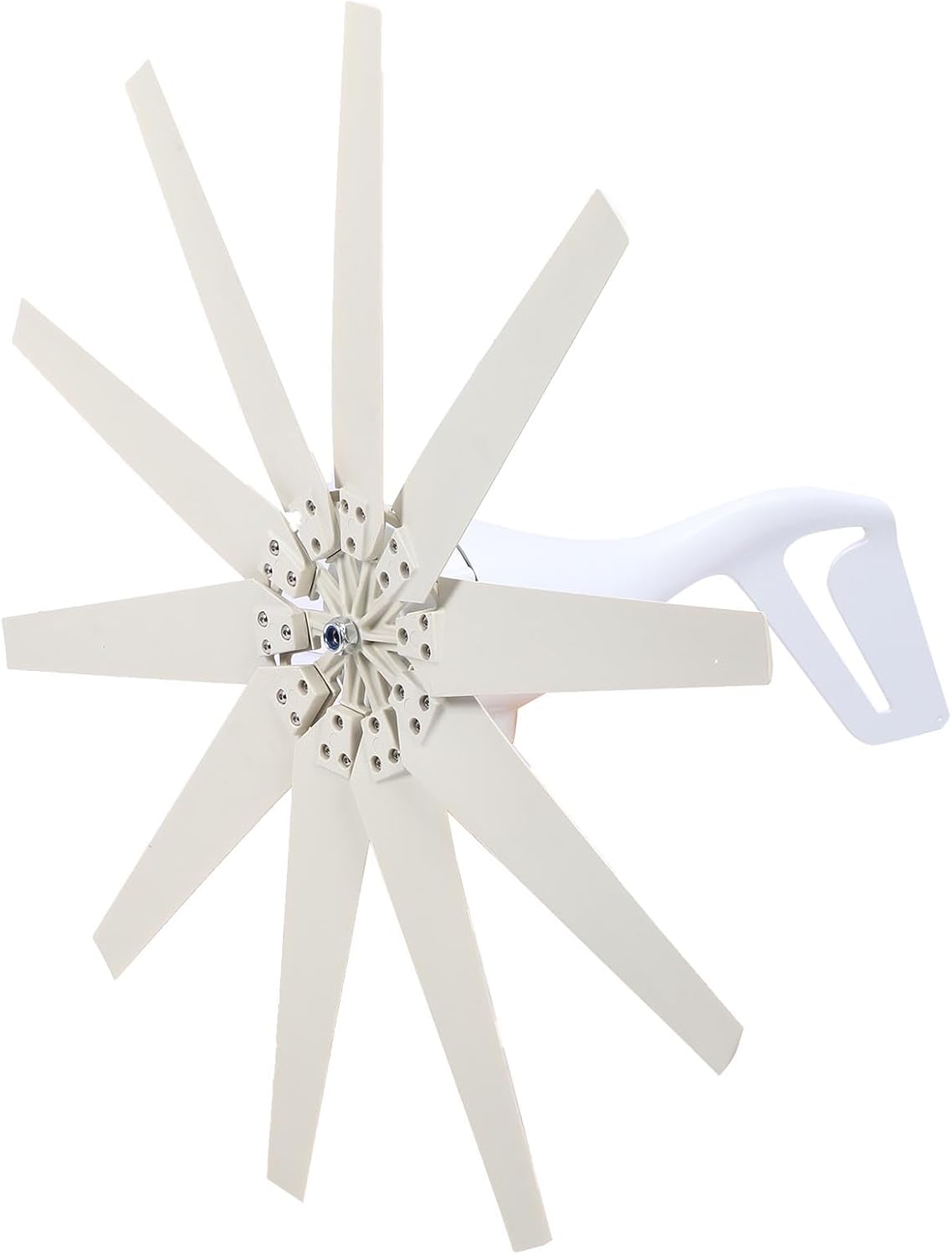 YWBL-WH 400W Wind Turbine Generator Kit 10 Blades with MPPT Charge Controller for Home RV Boat Off Grid Wind Power System (DC24V)