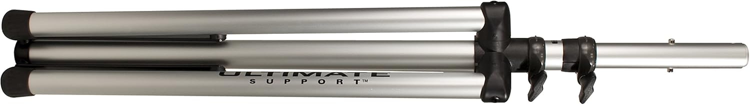 Ultimate Support TS-80S Original Series Aluminum Tripod Speaker Stand w/Integrated Speaker Adapter - Silver