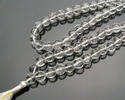 SitaRama Crystal Mala (Diamond Cutting, 6mm Size) DR04-6mm
