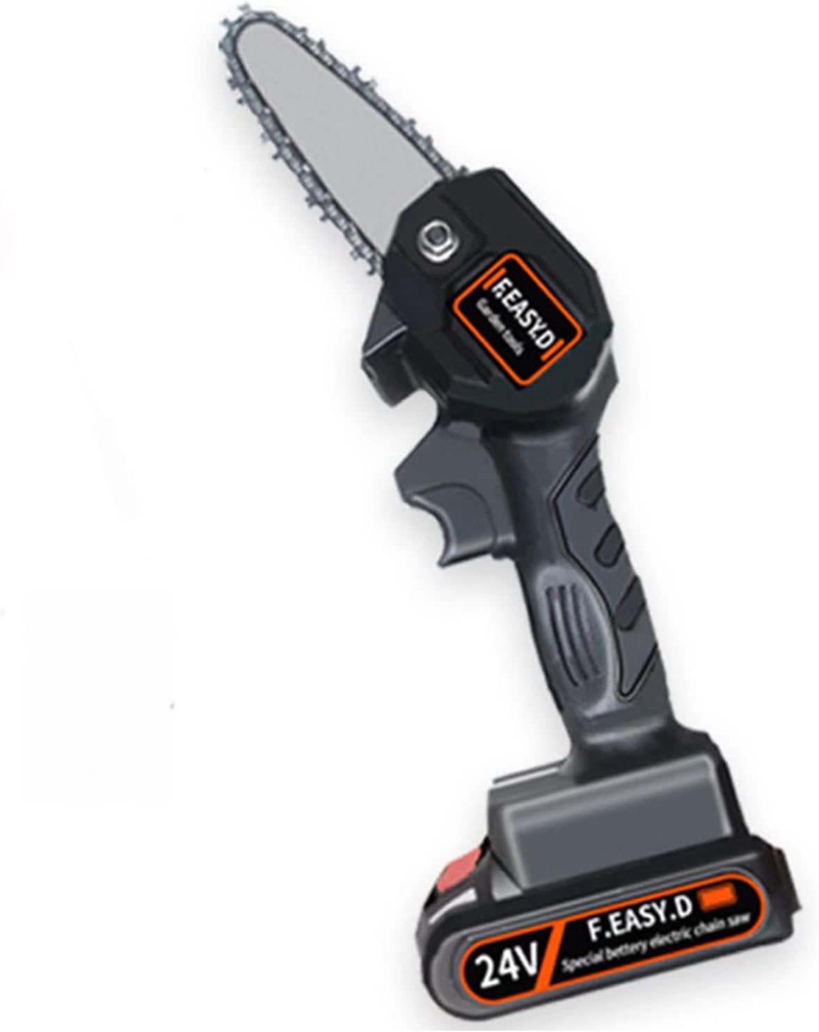 6 Inch Cordless Mini Chainsaw, 1/2PCS Rechargeable Lithium Battery Powered Handheld Electric Chain Saw for Wood Cutting Garden Logging Trimming Branch