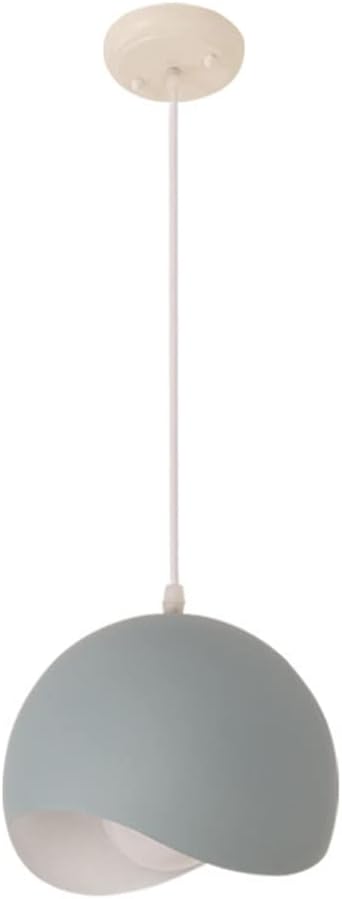 DADYA Industrial Style Chandelier Creative Semi-Circular Hanging Light Single Head Minimalist Pendent Lamp Fashion Outdoor Lighting Fixtures for Dining Room Living Room Over Kitchen Island