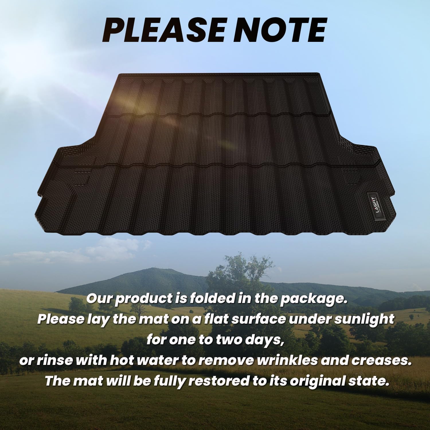 LASFIT Truck Bed Mat Fit for Chevrolet Chevy Colorado/GMC Canyon 2023 2024 2025 2026 5FT Accessories, Vehicle Bed Mat Custom Fit Flush All Weather Protection TPE Pickup Car Bed Cargo Trunk Liner