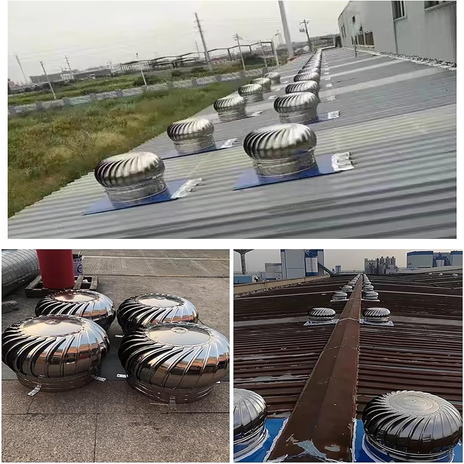 Roof Wind Turbines Cap nt, 304 Stainless Steel Chimney Exhaust nt Rotating Cor, Rotating Roofing Wind Cap Cor, Wind Turbines Attic Air nt ntilating Fan