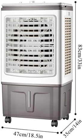 Portable Air Conditioner Cooler, 3-in-1 Evaporative Air Cooler, Portable Air Conditioners with Ice Cooling, 3 Speeds, Air Cooler Fan for Home Office(D)