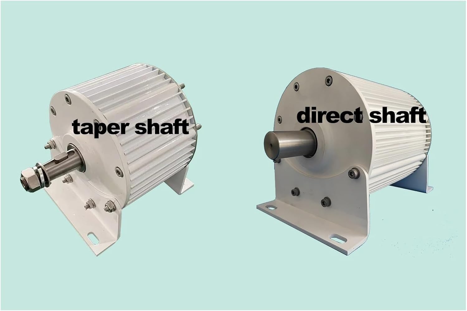 Wind Turbine Generator 30KW Gearless Permanent Magnet AC tors Use for Wind Water Turbine Low Starting Speed for Home(120V,20000W)