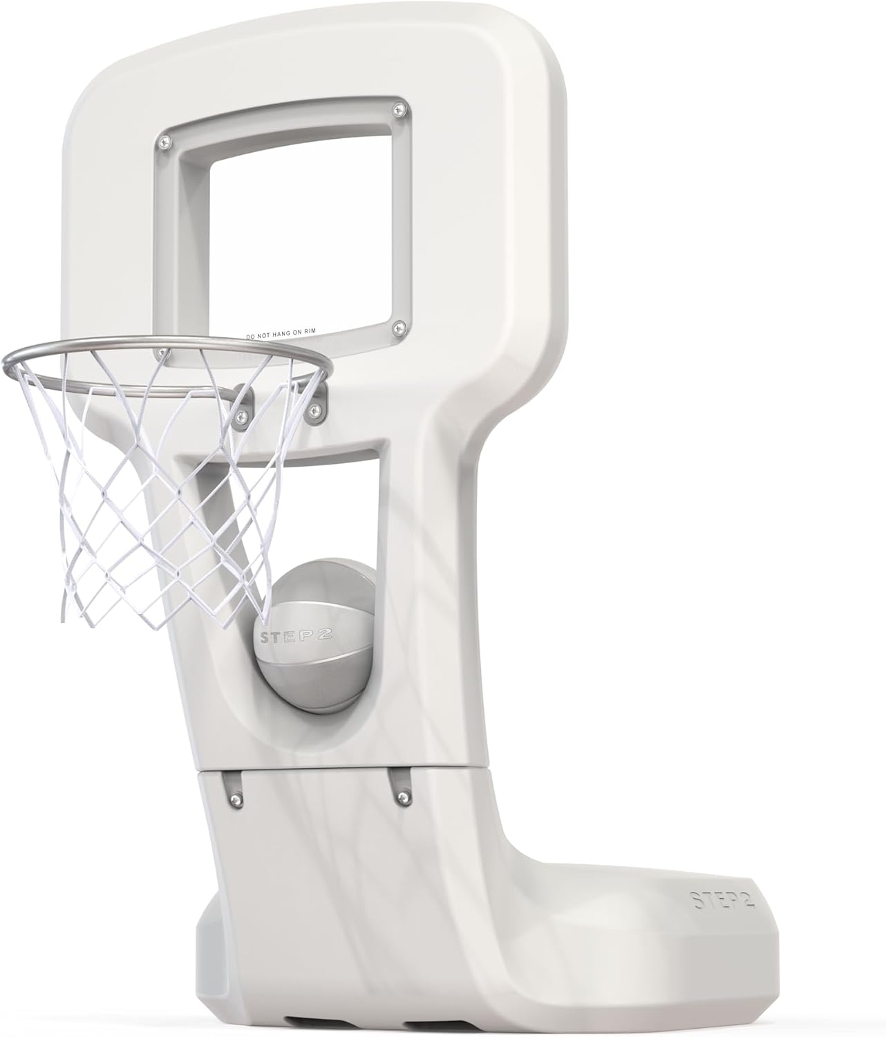 Step2 Vero Pool Basketball Hoop, Outdoor/Indoor Waterproof Patio Furniture, Made of Durable Plastic, 4.5 Feet, White