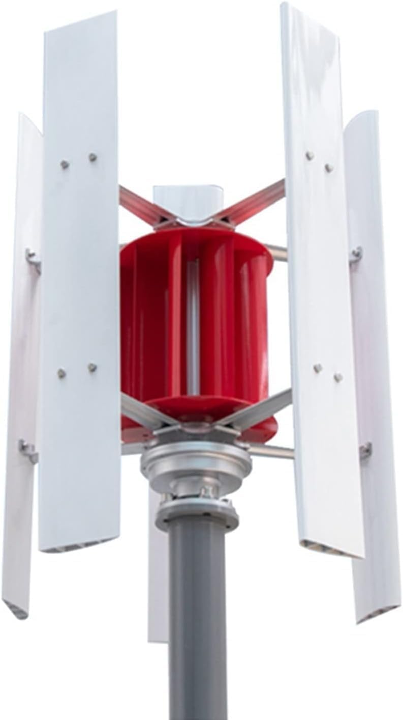 CHRISK 1000W Low Noise Wind Turbine Generator 12V 24V 48V Vertical Axis Magnetic Levitation Wind Turbine Kit with DC Controller