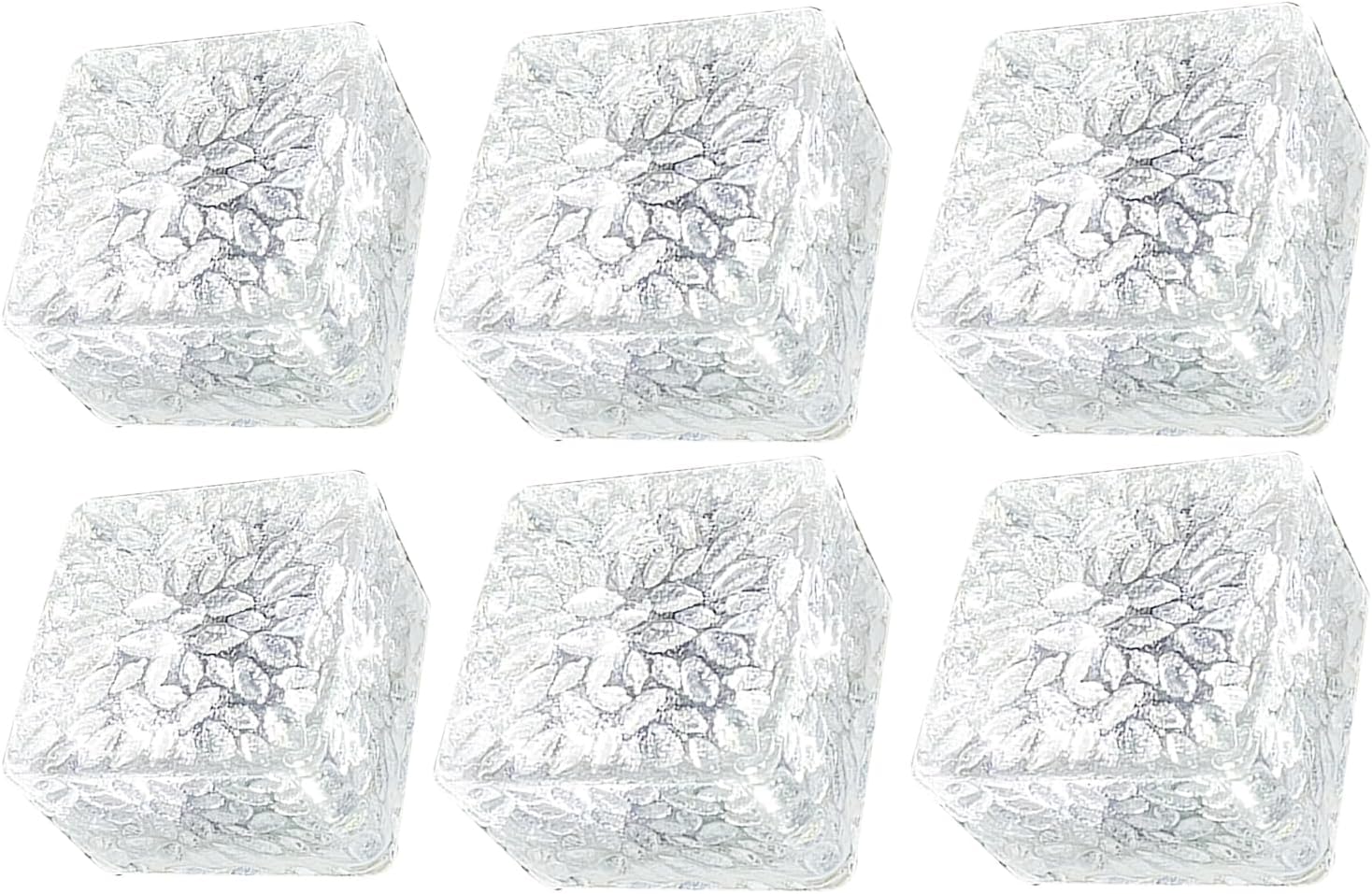 Solar Brick Light Outdoor Solar Light Outdoor Waterproof Garden Brick Light, Used for Garden Lighting, Garden Decoration, Trail Guidance, Outdoor Landscape Lighting. (Cold White, 6 Packs)