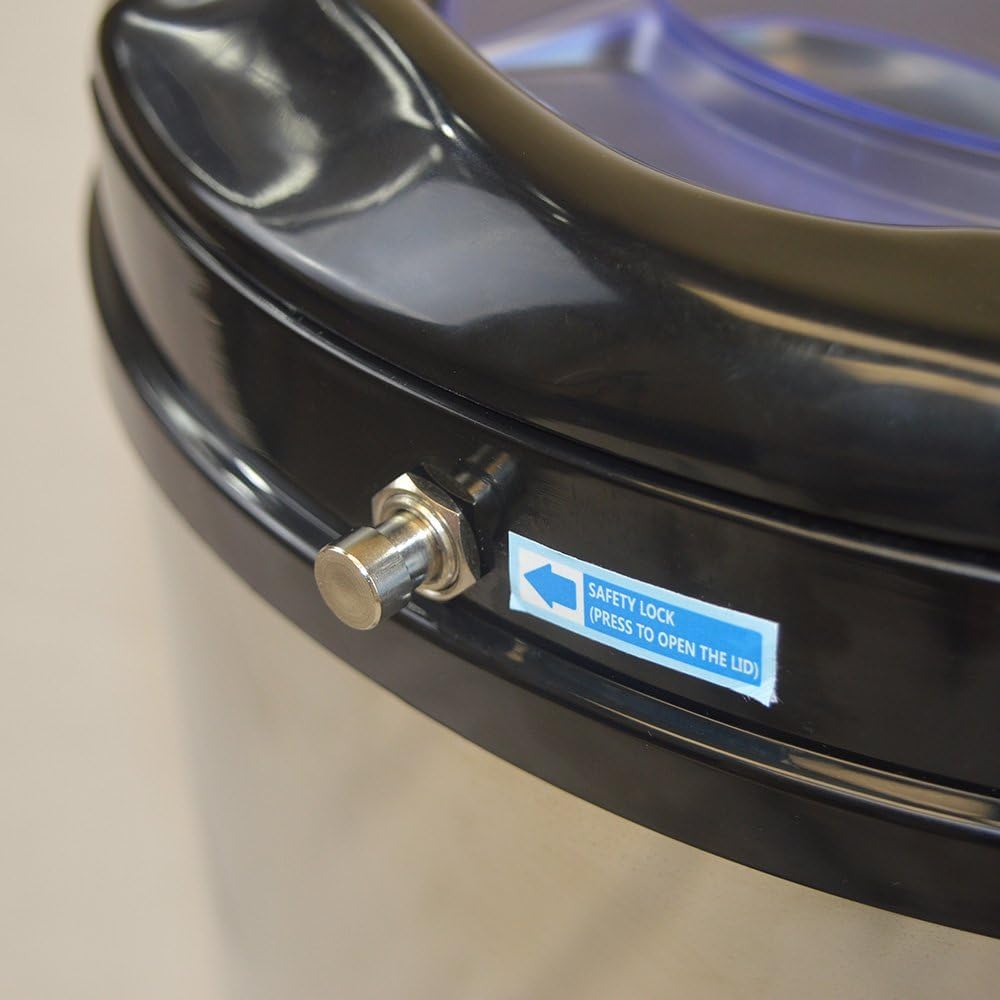 Panda 3200 RPM Portable Spin Dryer – 22lbs Capacity, Stainless Steel Drum & Outer Case, 110V – Stylish Silver Finish