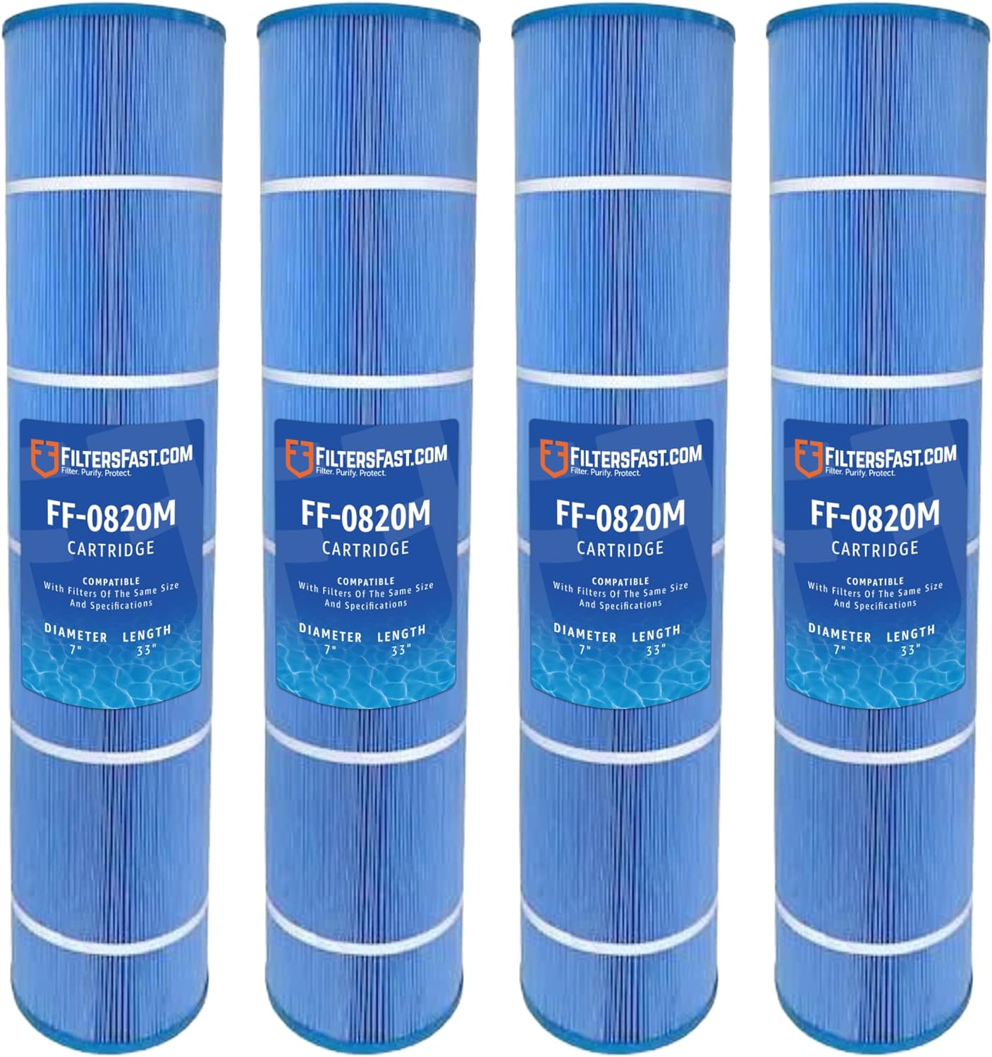 Filters Fast FF-0820M Pool and Spa Filter Compatible Replacement for Filbur FC-0820M and Compatible Replacement for Unicel C-7482M, C-7482RA