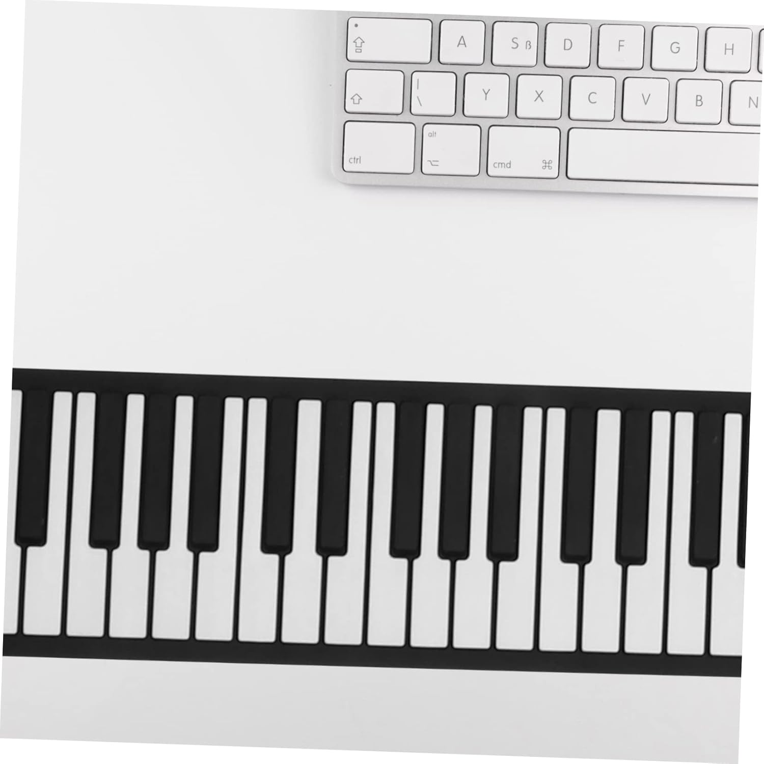 Keys up Electronic Piano Hand Rolled Electronic Piano Portable Midi Keyboard Programmable Functions Ages