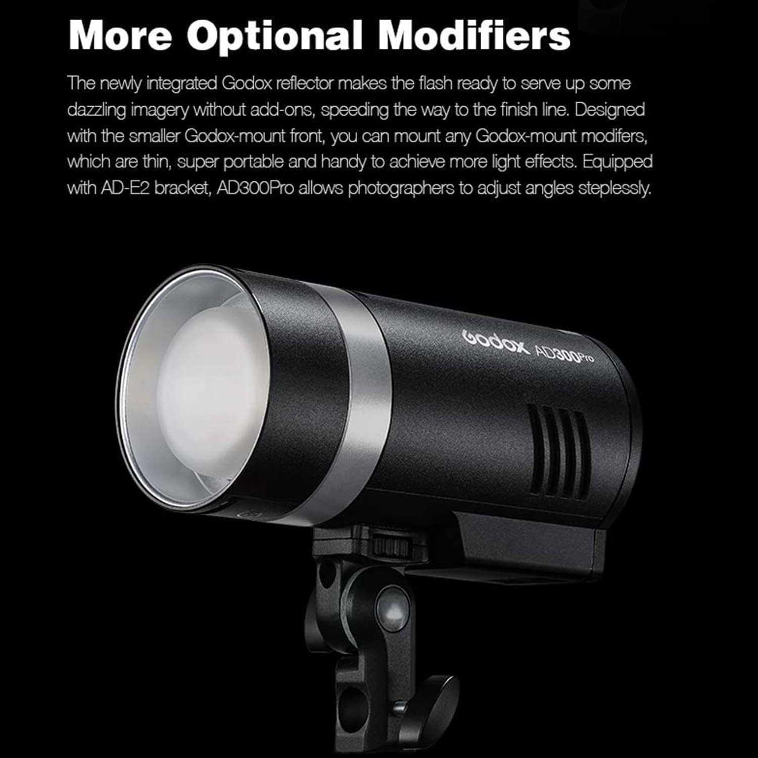 GODOX AD300 Pro AD300Pro Flash with BD-10 Barndoor Accessories Kit with Honeycomb Grid and 4 Color Filters for Canon Sony Nikon Fuji Olympus Panasonic Camera,TTL 2.4G HSS 1/ 8000s with 2600mAh Battery