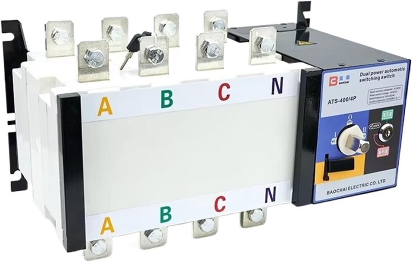 ATS 400A 630A Automatic Transfer Switch Dual Power Change Over Generator Switch(630A)