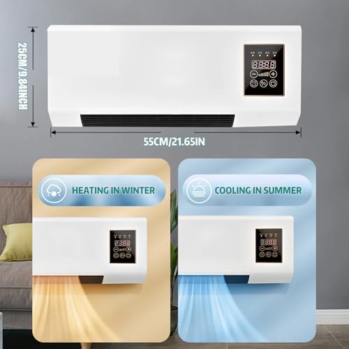 Climafy Air Conditioner,2 in 1 Portable Wall Mounted Air Conditioner, Portable Air Conditioning Split Max,No Installation Required, Quiet Operation, Timer, For Home or Office