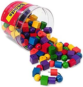 LEARNING RESOURCES BEADS IN A BUCKET 108 BEADS 2 36- (Set of 3)