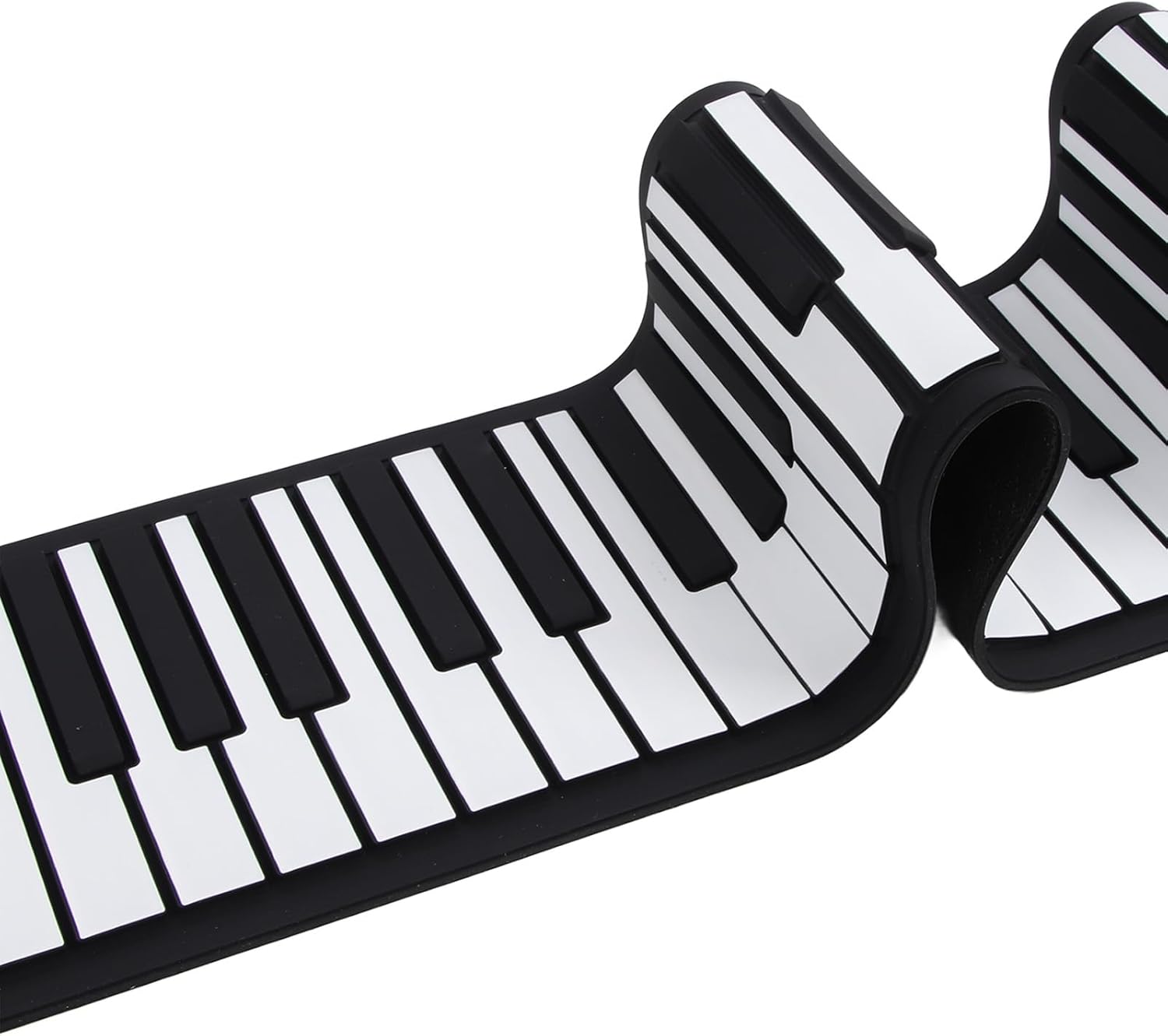 Portable Piano, Foldable Piano Keyboard Foldable Piano Rechargeable LED Display 128 Tones 128 Rhythms MIDI Output Support 14 Demo Songs 88 Keys Electronic Hand Roll Piano
