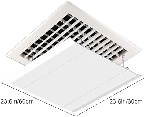 Adjustable AC Vent Deflector, Central Air Vent Deflector, Ceiling Air Conditioner Wind Deflector for Home, Office, Hotel