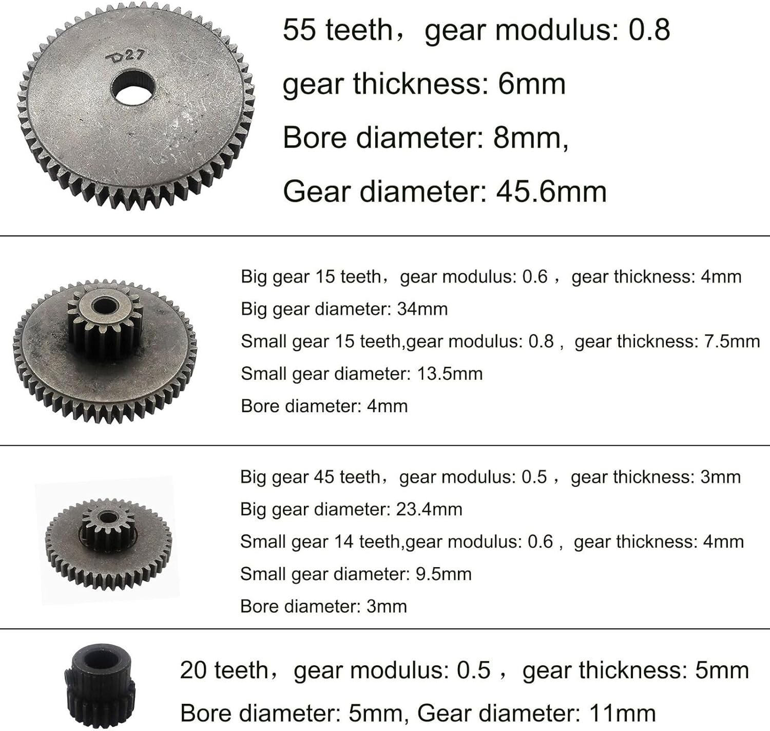 40W DC Generator Motor Permanent Magnet 12-24V Dual Purpose Wind Turbine W/Gears