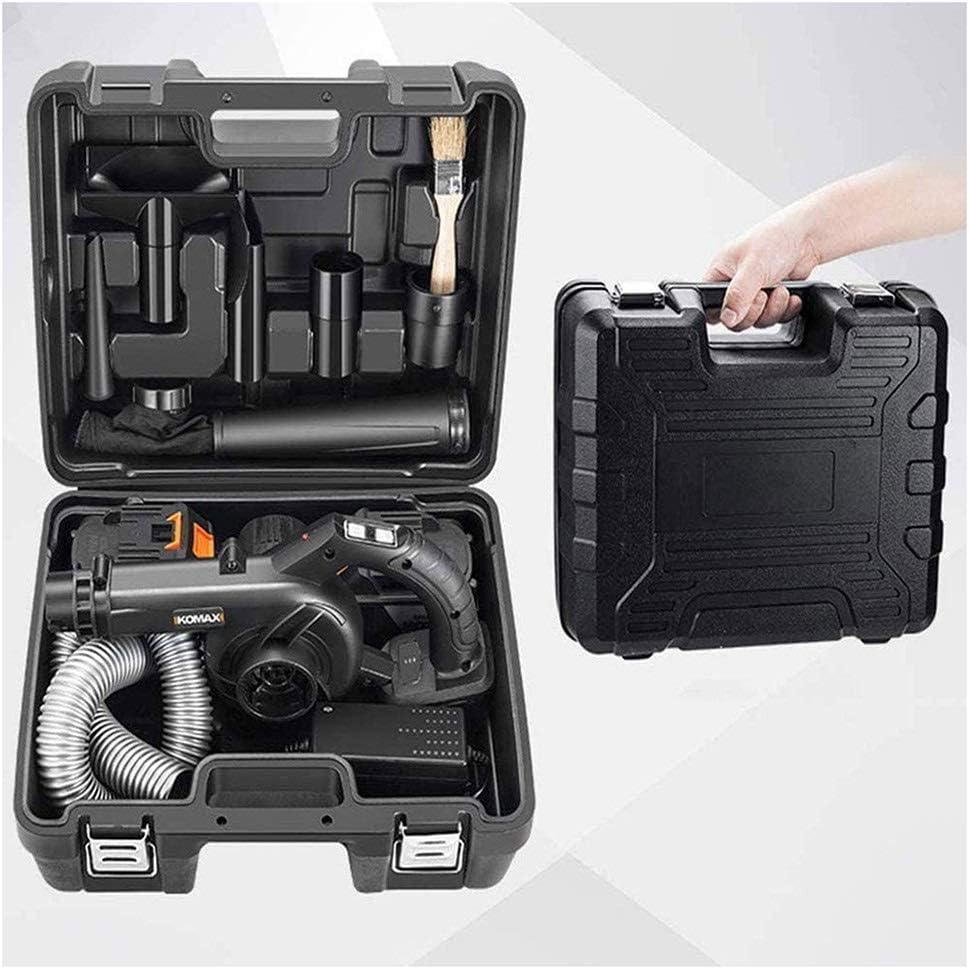 Blowers Convenient Electric Leaf Blower, Vacuum Cordless Turbine Blower 2-Speed Lightweight Perfect with Household Work for Garden Suitable for Outdoor TDF (Black Battery*1)