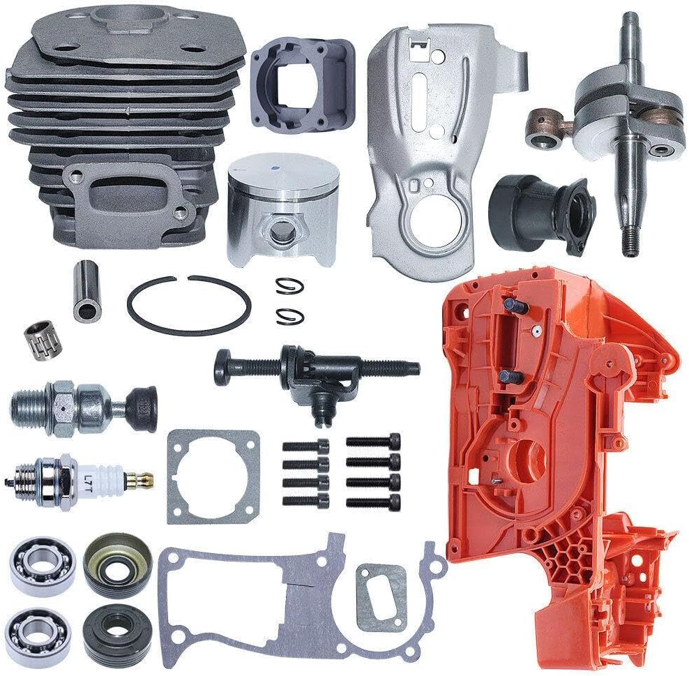 for 44mm Cylinder Crankcase Pistion Kit for Husqvarna 340 345 350 Chainsaw 537172001