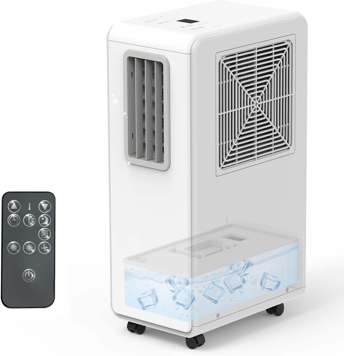 Victool Portable AC Unit Windowless, 1800BTU Portable Air Conditioner No Window for Room, 38/44dB(A) Quiet, Portable AC for Bedroom/Indoor