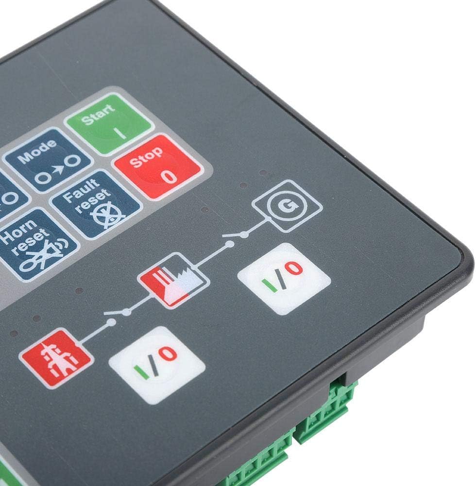 Jectse Generator Set DC 8-35V AMF-25, Controller with Automatic/Manual Start, Generator Set Measurement, Electric Start, Advanced Control and Monitoring