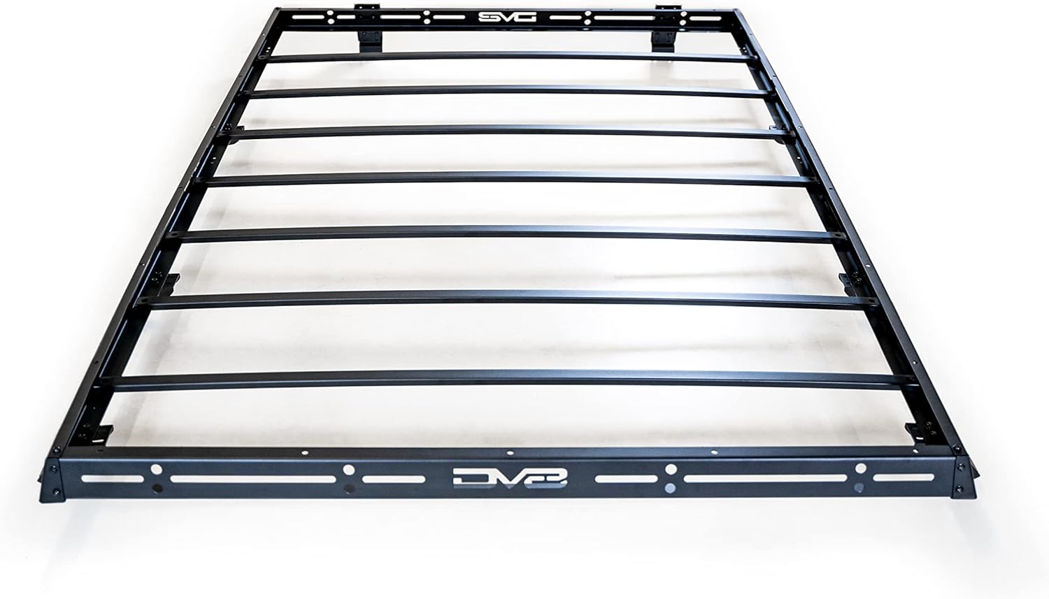 Full-Length Roof Rack for 2007-2018 Jeep Wrangler JK 4-Door | Mount Roof Top Tent | Bolt-On Installation | Multiple Tie Down Points | 300 lb Capacity | Multiple Accessories | DV8 Offroad