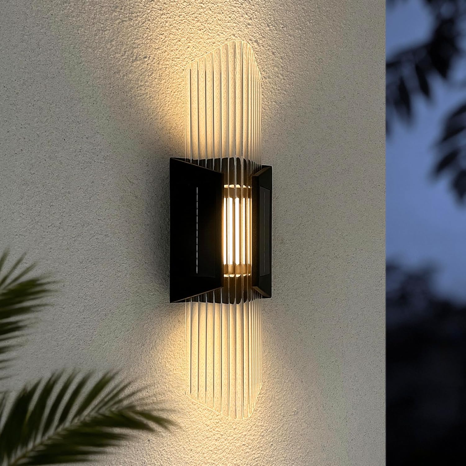 Solar Outdoor Wall Lights Modern, 20.5