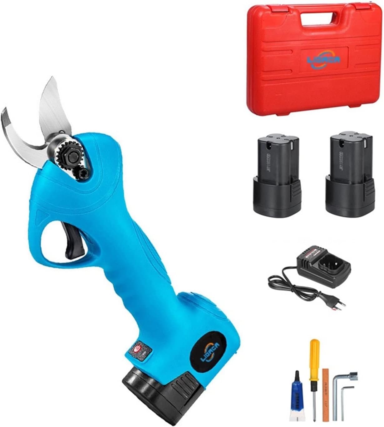 16.8V Cordless Pruner Lithium-ion Pruning Shear Efficient Scissors Bonsai Electric Tree Branches Garden Tools Electric