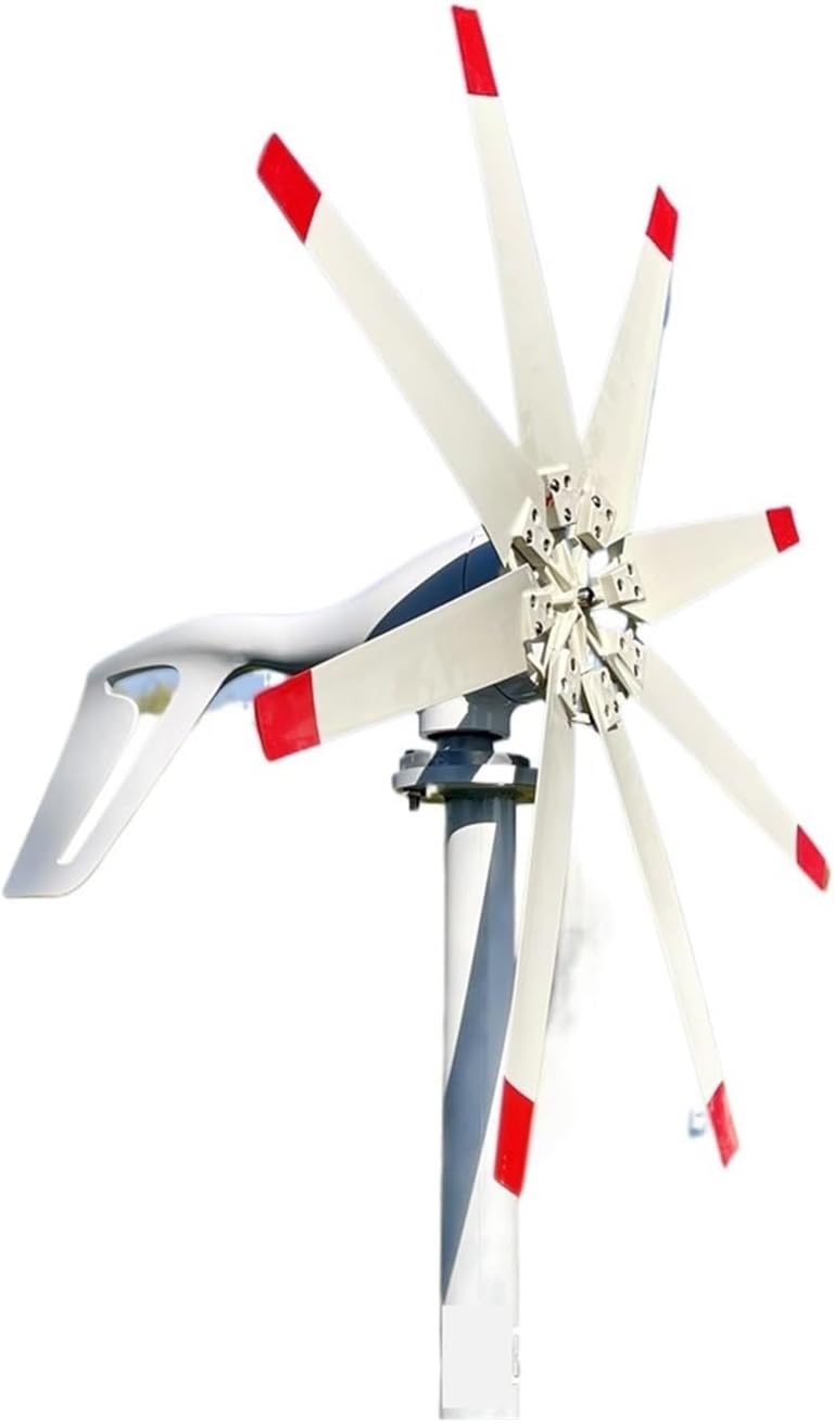 Wind Turbines, 3000W Horizontal Wind Turbine nerator 3KW 12V 24V 48V Alternator Free Energy Windmill for Home Farm(12V)