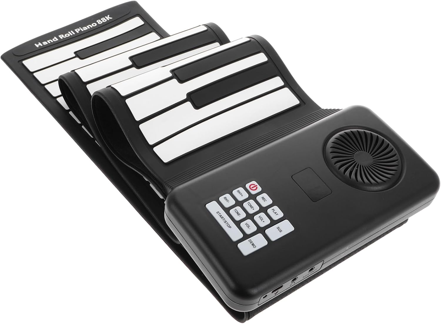 Key Roll-up Piano with Speaker Portable Silicone Hand Roll Keyboard for Travel and Beginners Foldable Design for Easy Storage and Comfortable Play
