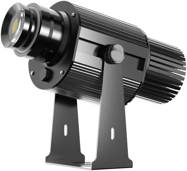 15W LED Custom Image GOBO Logo Projector Light for Indoor/Outdoor Use Company Hotel Restaurant Advertising Signs with Static Function 1 Light (1 Light + 1 Single Color Film)