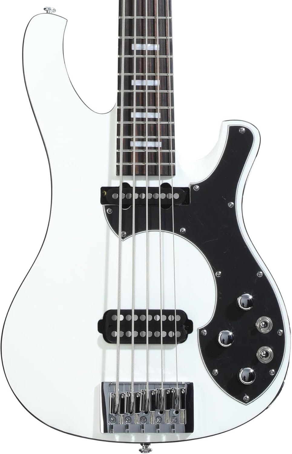 Schecter Stargazer 5 5-string Bass Guitar - Gloss White