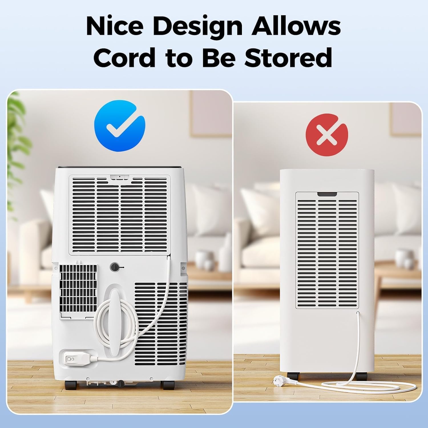 14,000 BTU Portable Air Conditioner, 3-in-1 AC Unit with Fan & Dehumidifier, Cools 700 Sq.Ft, Energy Efficient with Remote, 24H Timer for Home/Office,Black