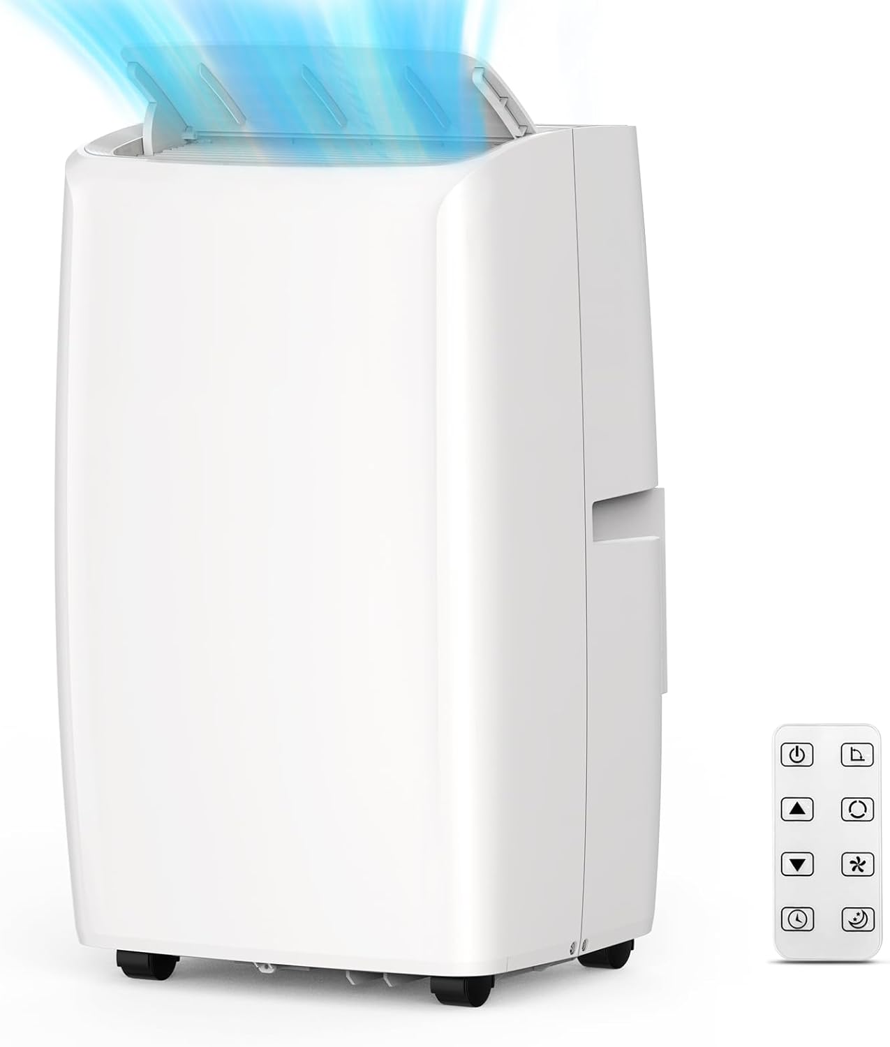 Acekool Portable Air Conditioner, 14,000Btus AC Unit 3-in-1 Portable Air Conditioner w/Dehumidifier & Fan Modes Remote Control for Home up to 450-750 sq. ft. Complete Window Mount Exhaust Kit