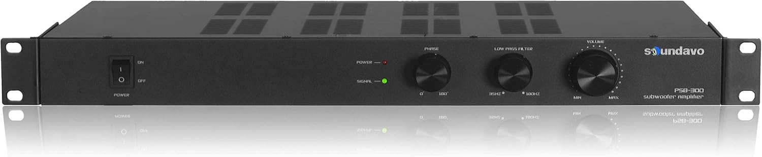 PSB-300 Class D Subwoofer Amplifier with Crossover/Phase Control 300W Max / 150W RMS