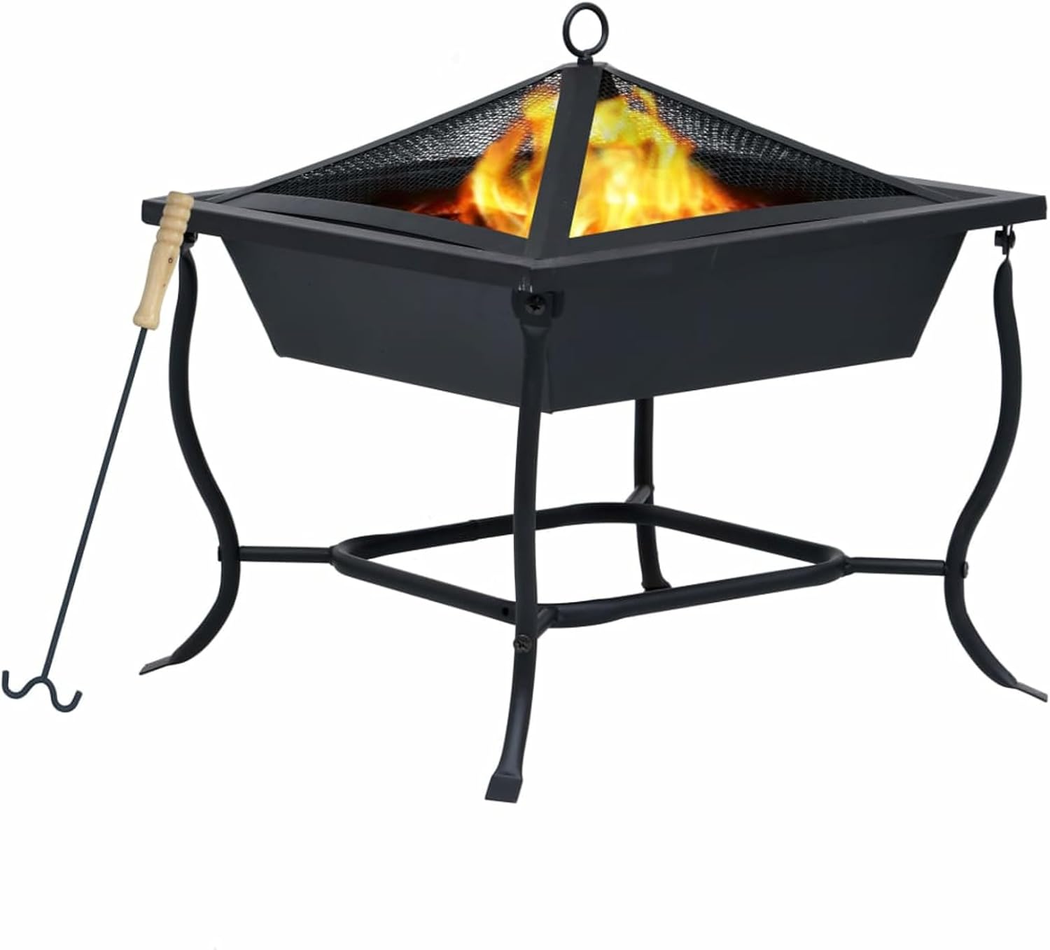 Fire Pits & Outdoor Fireplaces Fire Pit Black 16.5