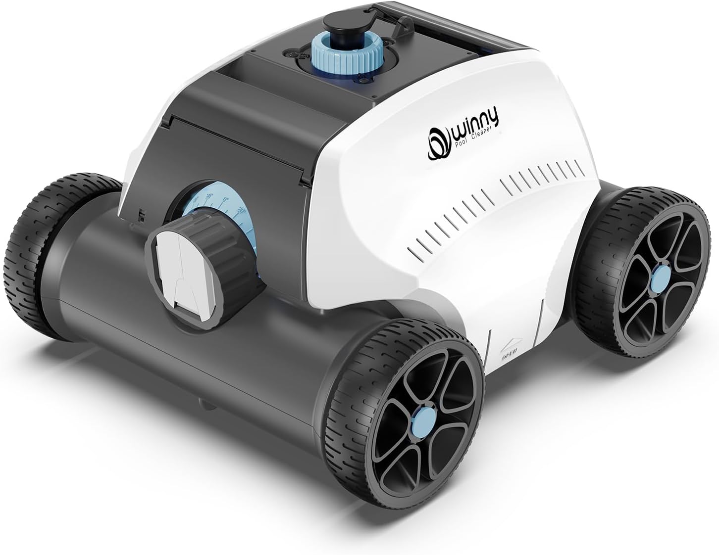 (2025 Upgrade) Cordless Robotic Pool Vacuum for Above Ground Pools, 130-Mins Runtime Pool Cleaner with Self-Parking & 1300 Sq. Ft Coverage, Powerful Suction & 6600mAh (ice Blue)