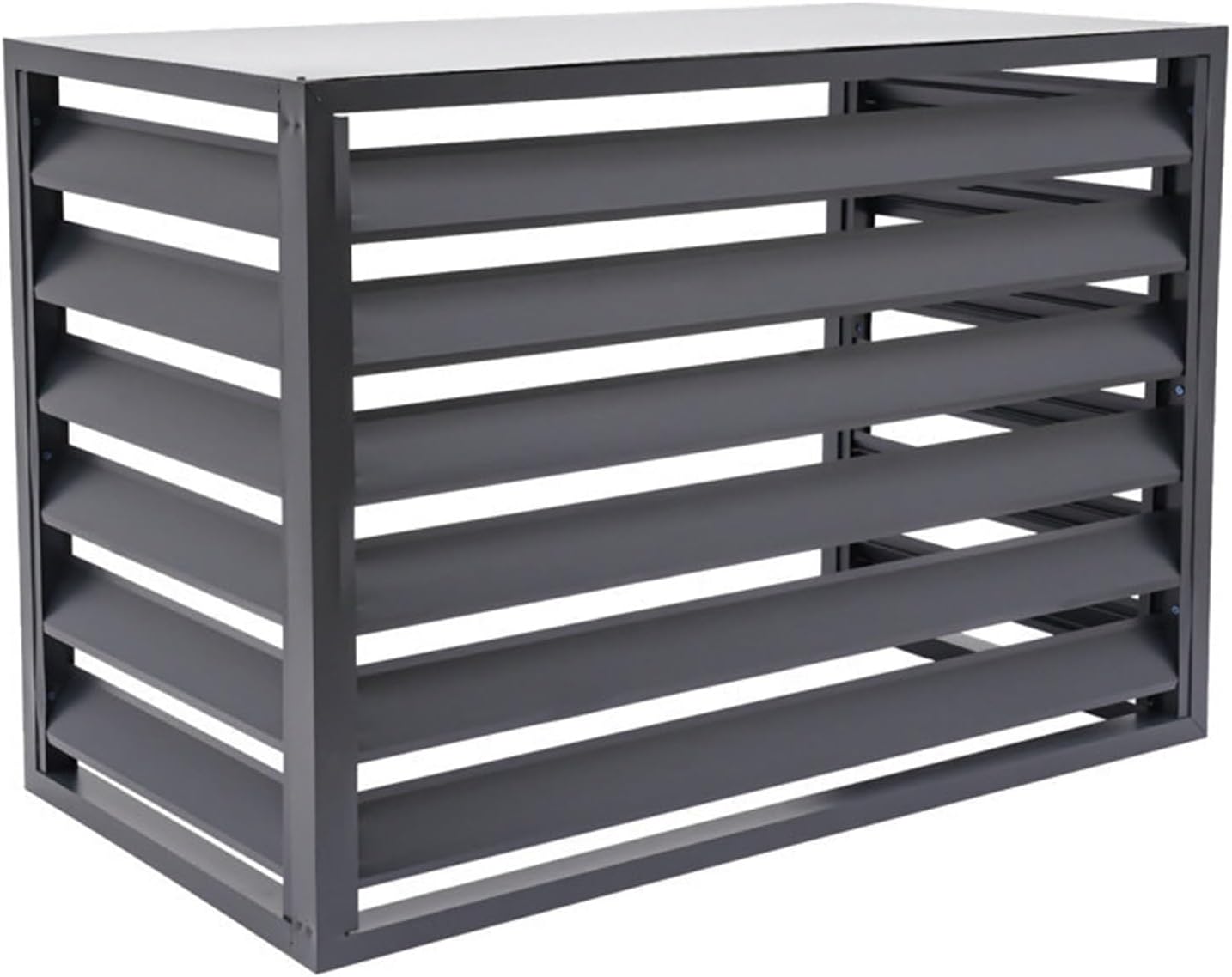 AC Condenser Cover for Outside Units,Air Conditioner Fence,AC Cover for Outside Units Sturdy Aluminum,Cover for Split Unit,Suitable for Outdoor Air Conditioning ()