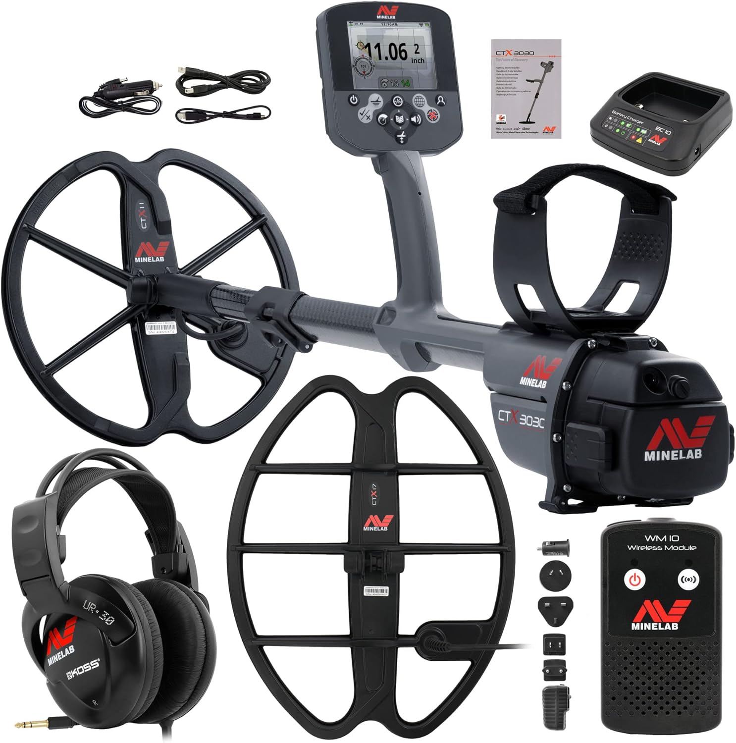 Minelab CTX 3030 Waterproof Metal Detector with Minelab 17